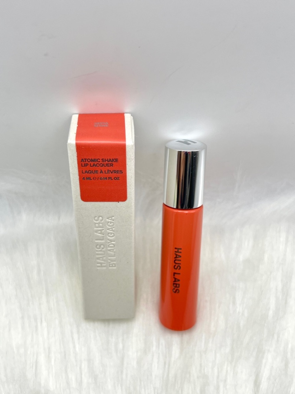 Haus Labs By Lady Gaga Atomic Shake Lip Lacquer - Sepia Shine Discontinued BNIB